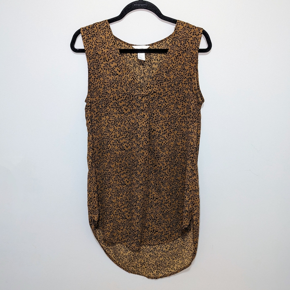Animal print blouse